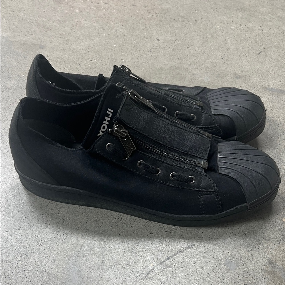 Y-3 Black Zipper Sneakers